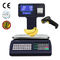 Supermarket Label Printing Scale Digital Barcode Timbangan Cash Register Skala 6 15 30kg pemasok