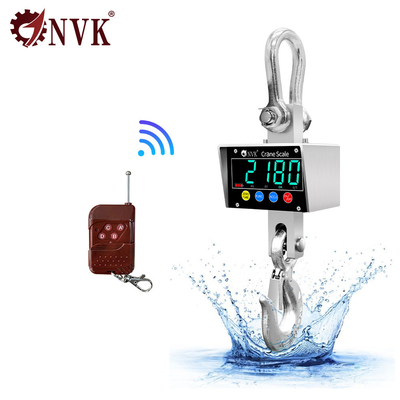NVK Tinggi presisi Industri 304 bahan stainless steel Waterproof gantung crane skala dengan perangkat nirkabel