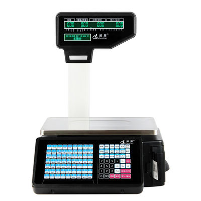 Timbangan Elektronik Digital Akurat / Skala Komputasi Harga Dengan Printer Label